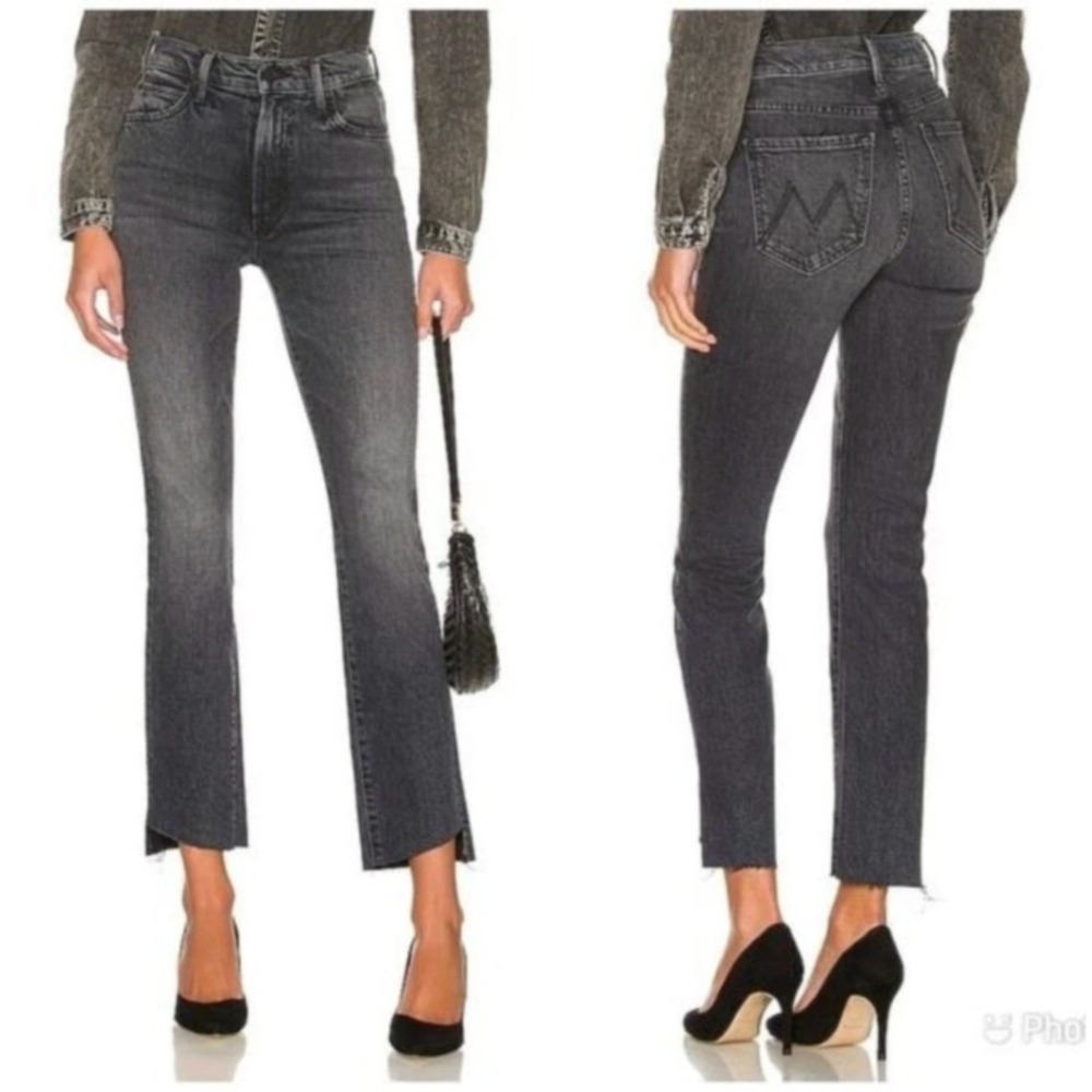 New NWT Mother Jeans High Waisted Rascal Ankle Step Fray